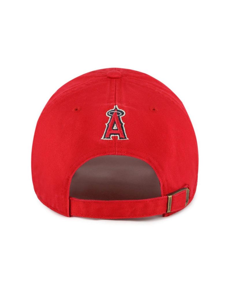 Women's Red Los Angeles Angels Zoey Clean Up Adjustable Hat