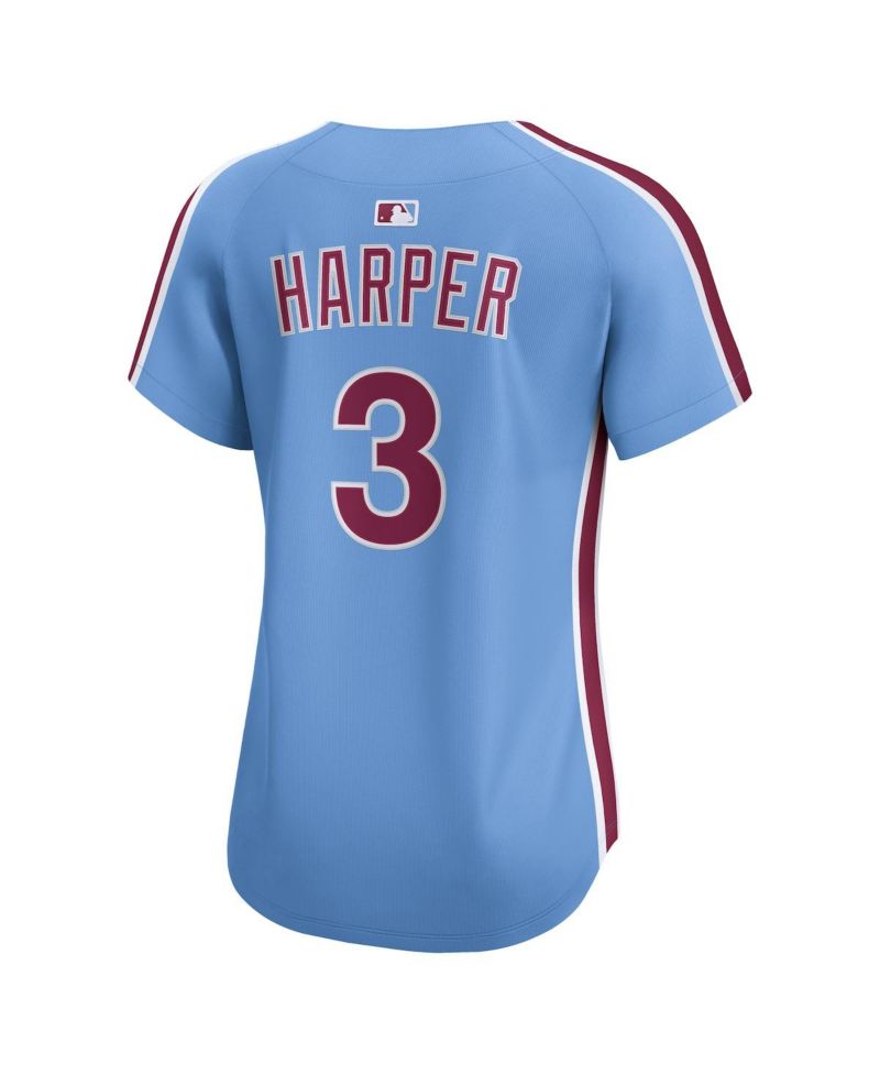 Women's Bryce Harper Light Blue Philadelphia Phillies Alternate Limited Player Jersey