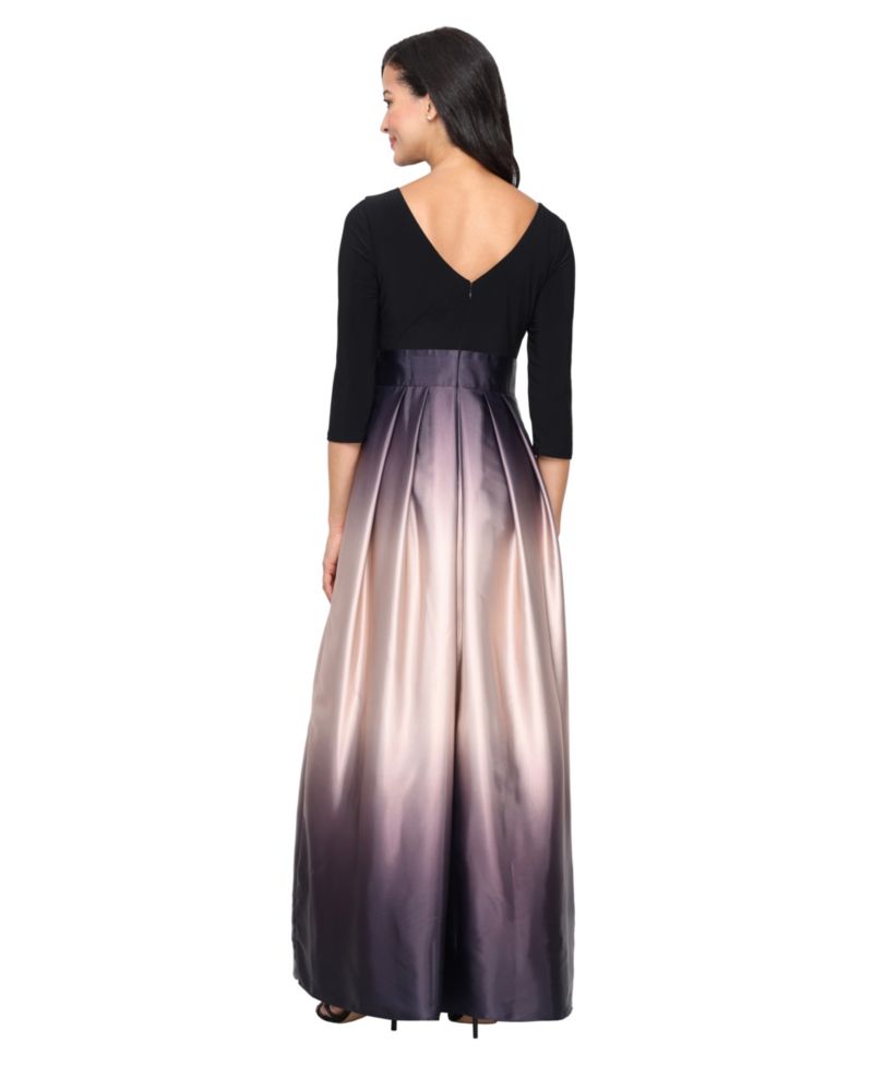 Petite Ombr&eacute; Satin Gown