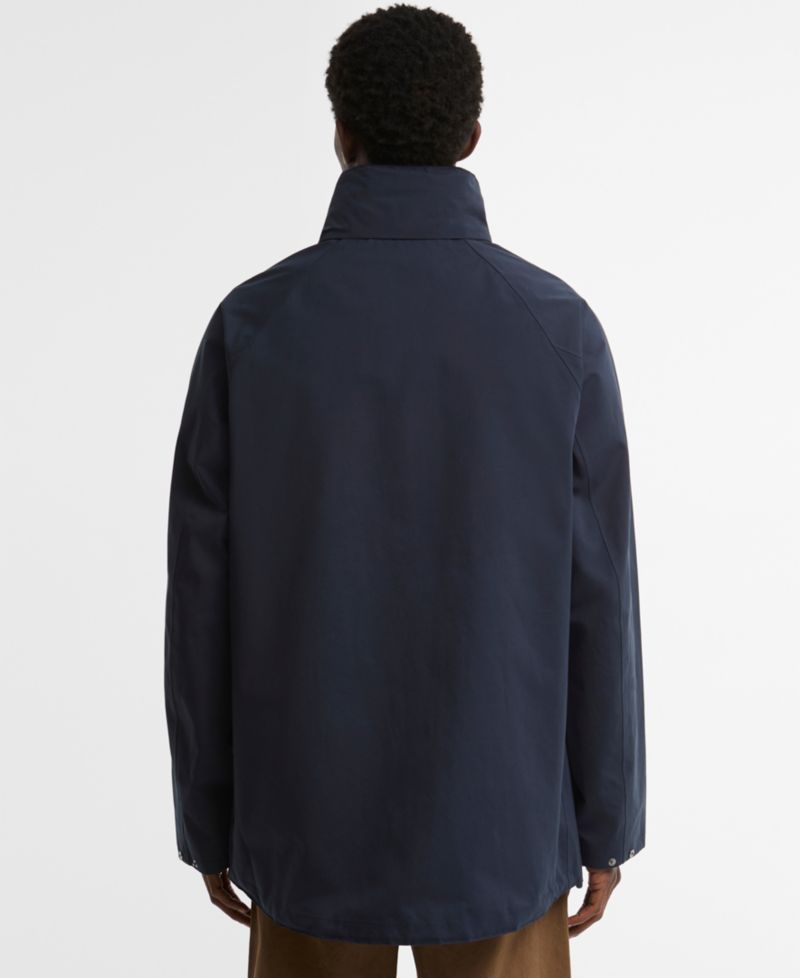 Men's Modern Bedale Waterproof Lightweight Stowaway-Hood Jacket