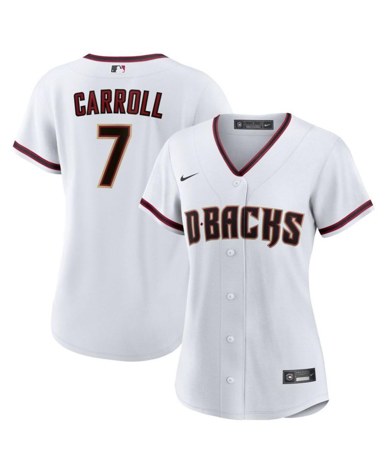 Women's Corbin Carroll White Arizona Diamondbacks Home Replica Player Jersey