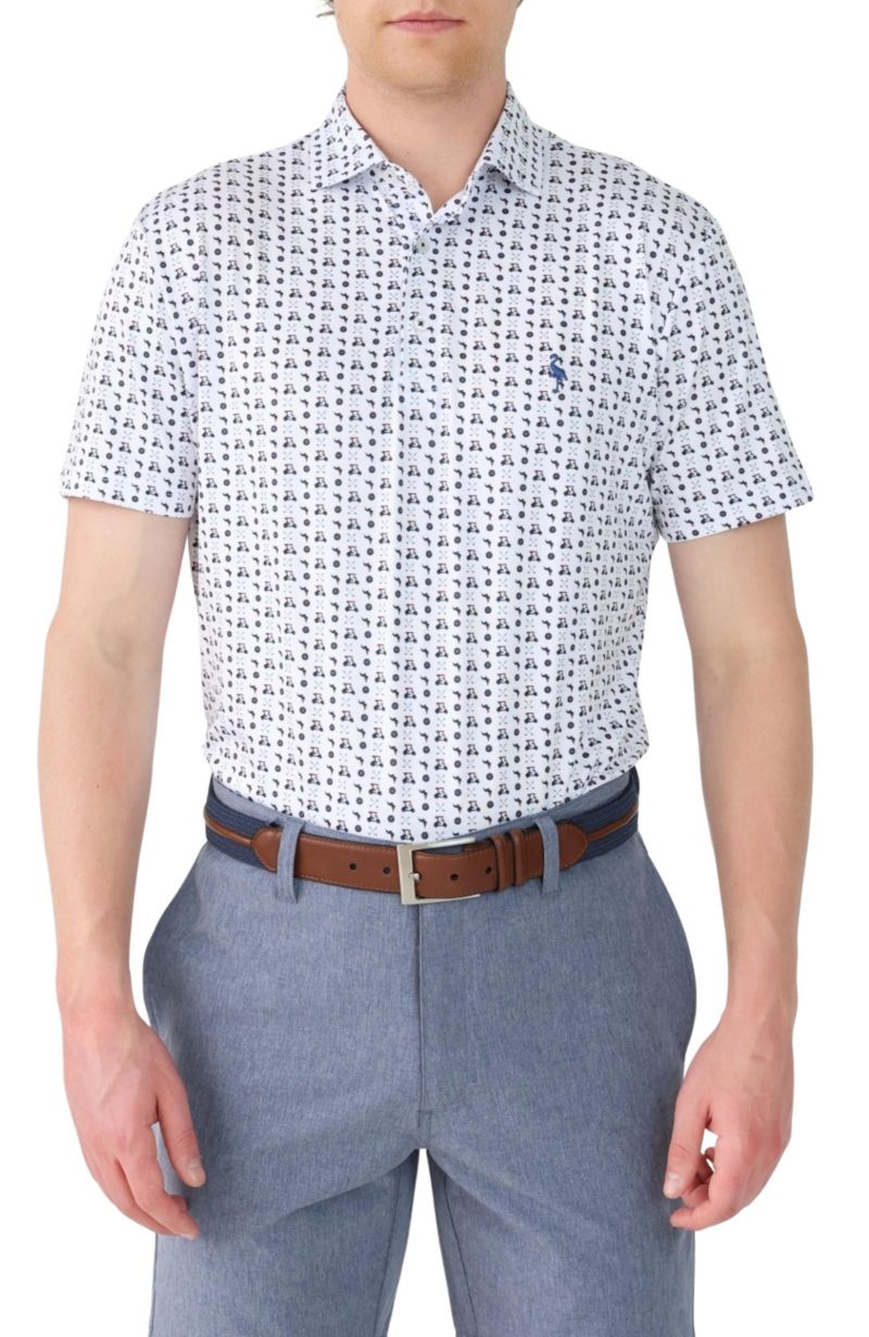 Men's Golf Carts Performance Polo Shirts