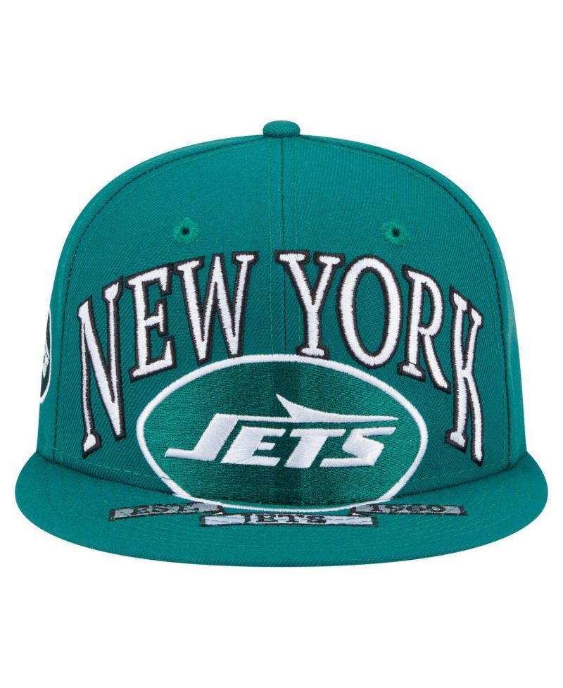 Men's Green New York Jets Oversized 59FIFTY Fitted Hat