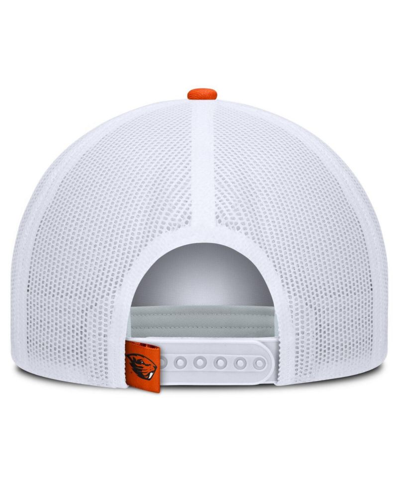 Men's Gray/Orange Oregon State Beavers Course Foam-Front Adjustable Trucker Hat
