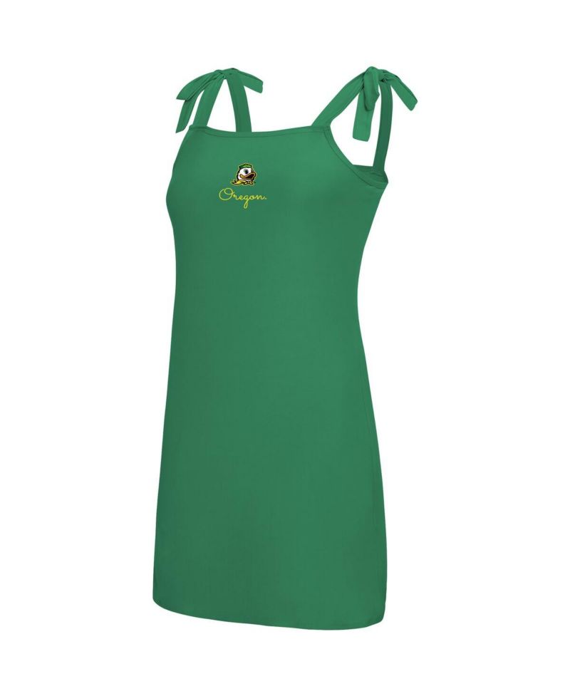 Women's Kelly Green Oregon Ducks Tie-Shoulder Nightdress