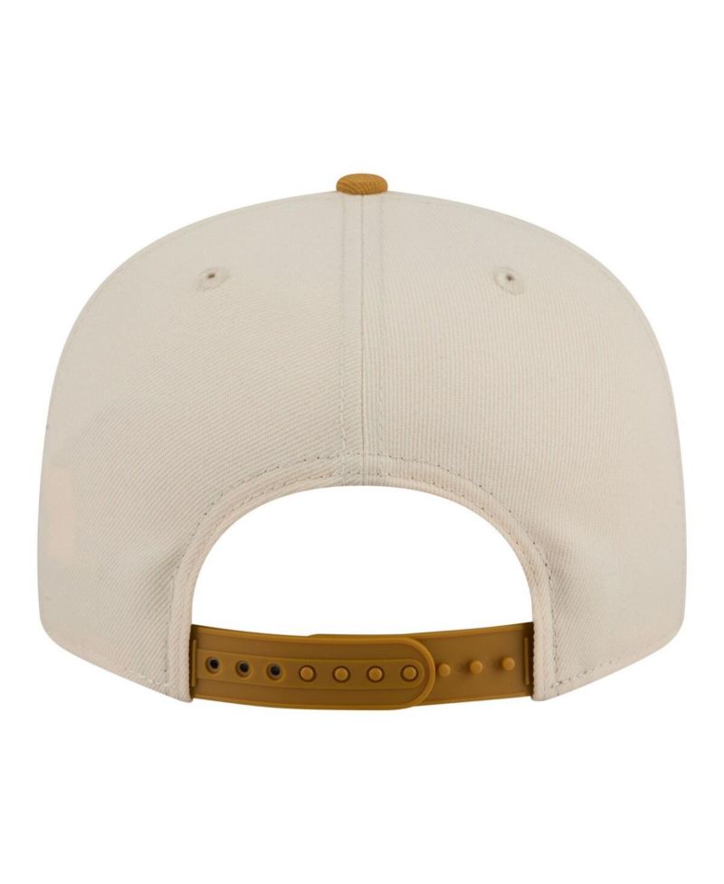 Men's Cream/Tan Houston Rockets Two-Tone Color Pack 9FIFTY Snapback Hat