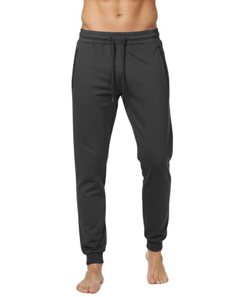 Men's Slim-Fit Tech Joggers Zipper Pockets Sweatpants