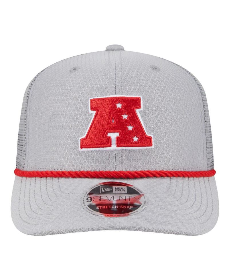 Men's Gray Cincinnati Bengals 2025 Pro Bowl 9SEVENTY Stretch-Snap Hat