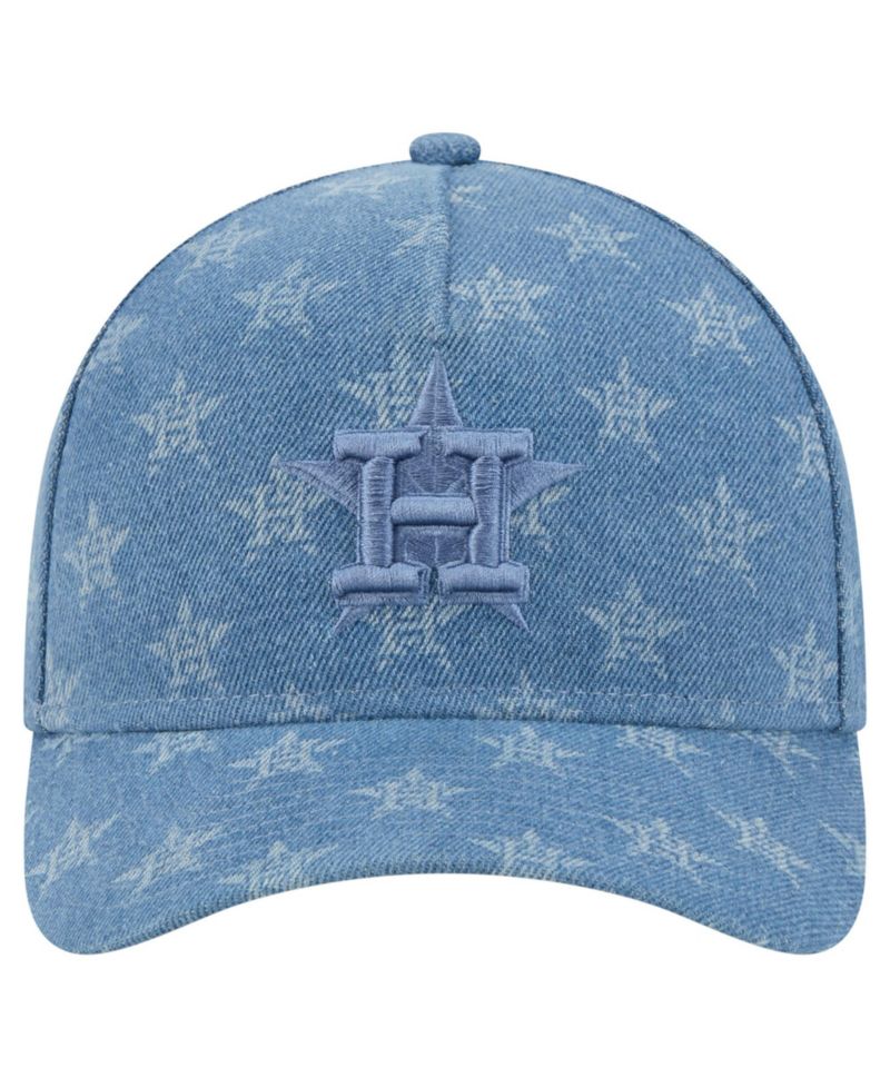 Men's and Women's Denim Houston Astros A-Frame 9FORTY Adjustable Hat
