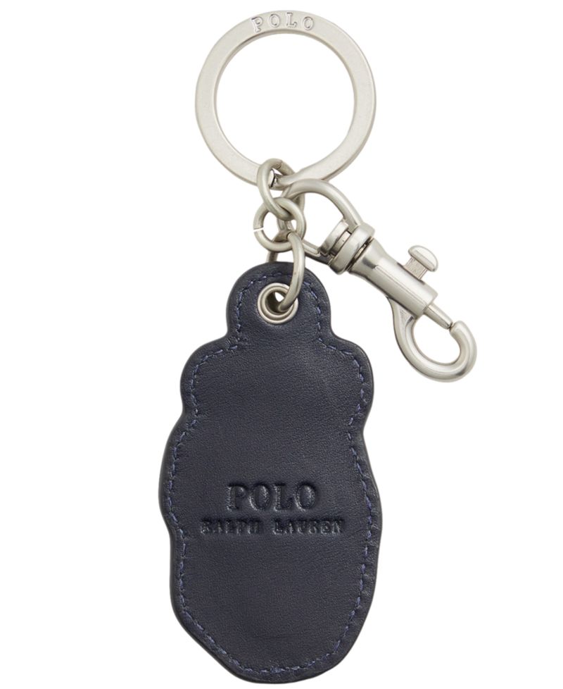 Men's Polo Bear Leather Key Fob