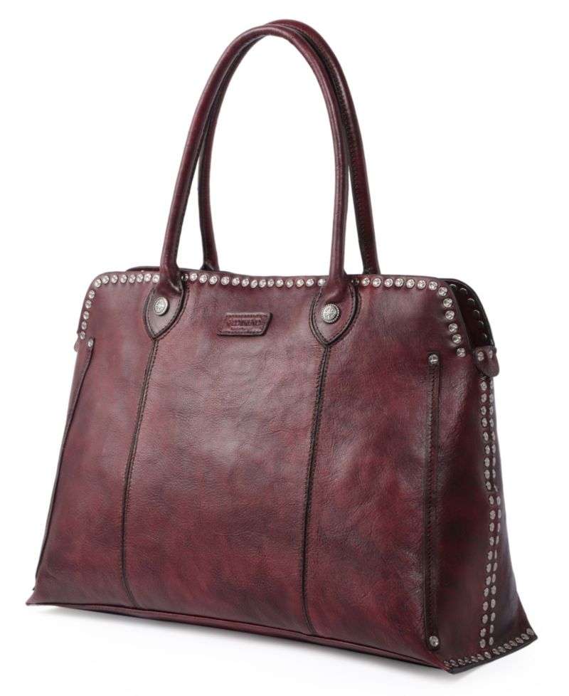 Soul Stud Large Leather Satchel Bag