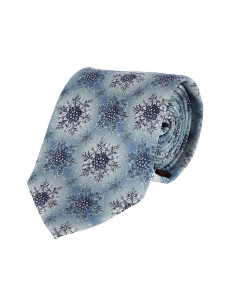 Men's Clarence The Classy Snowflake Silk Holiday Bundle