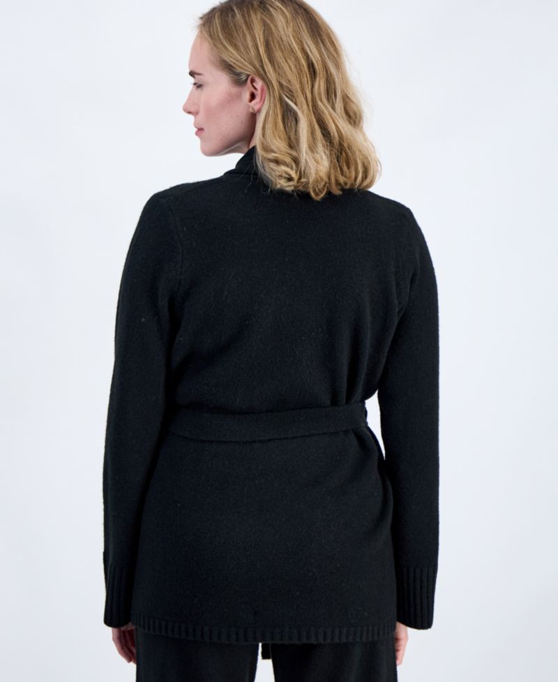 Petite Luxsoft Wrap Front Cardigan, Macy's Exclusive