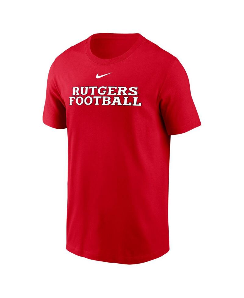 Men's Scarlet Rutgers Scarlet Knights Football Performance T-Shirt