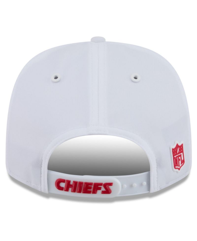 Men's White Kansas City Chiefs 2026 Sideline 9SEVENTY Adjustable Hat