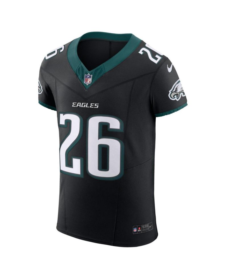 Men's Saquon Barkley Black Philadelphia Eagles Alternate Vapor F.U.S.E. Elite Jersey