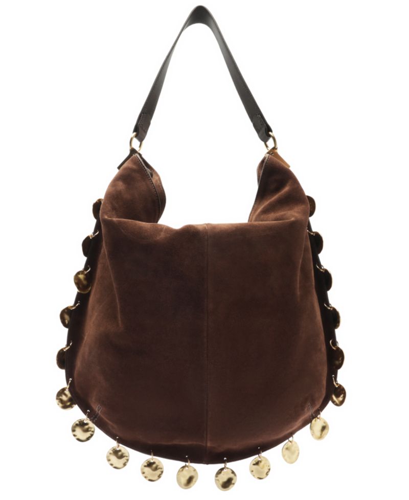 Kira Large Leather Hobo Handbag
