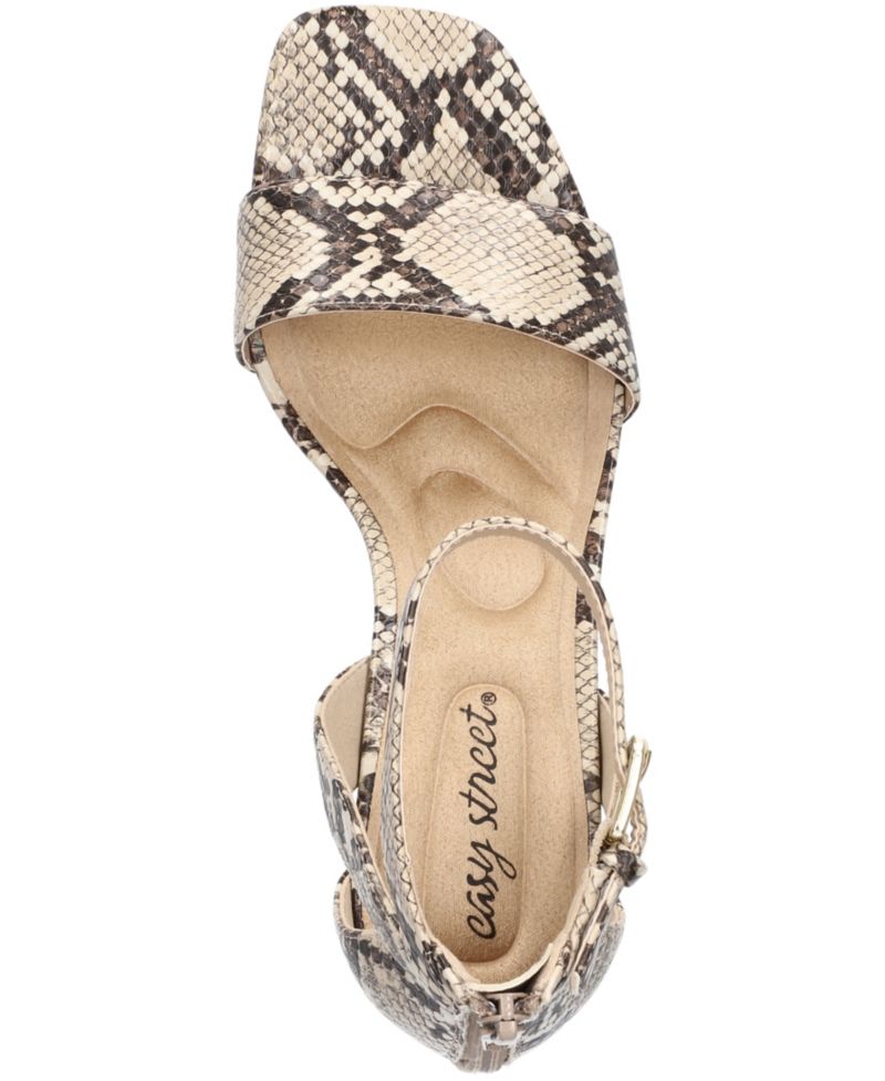 Ro Square Toe Heeled Sandals