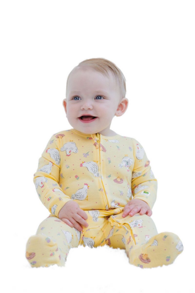 Baby Girls Zip-Up Footed Sleep N Play