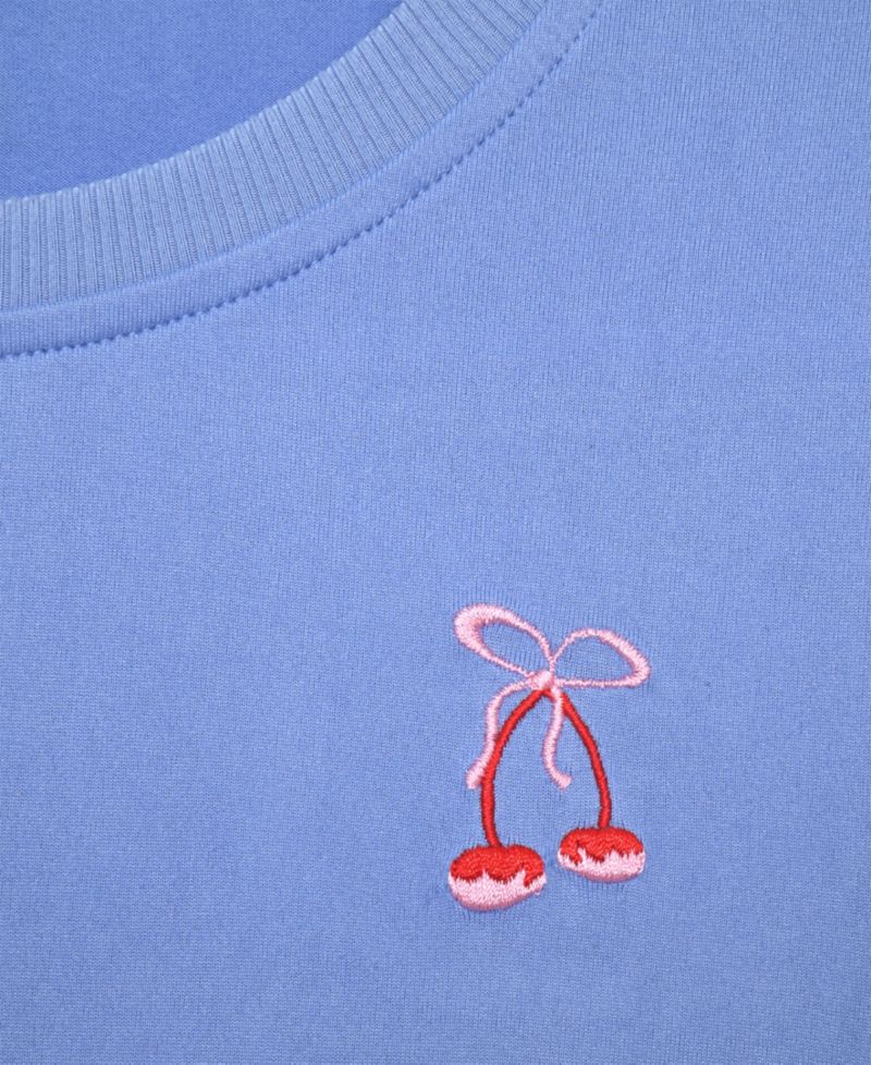 Girls' 5-16 Milky Long-Sleeve Crewneck Pajama with Scrunchie, 3-Piece Set
