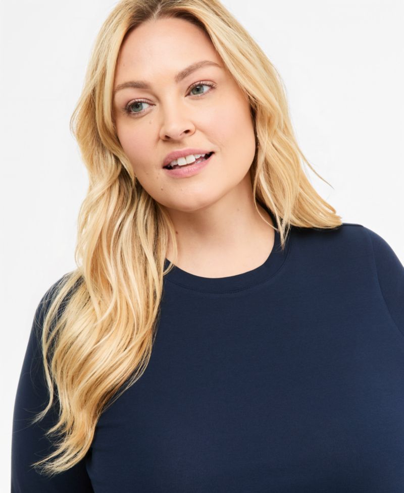Plus Size Meet & Greet Long-Sleeve Top