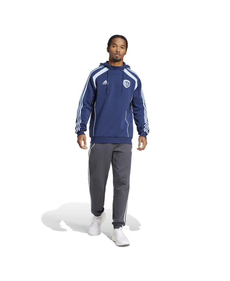 Men's Navy Sporting Kansas City 2025 Travel Pullover Hoodie