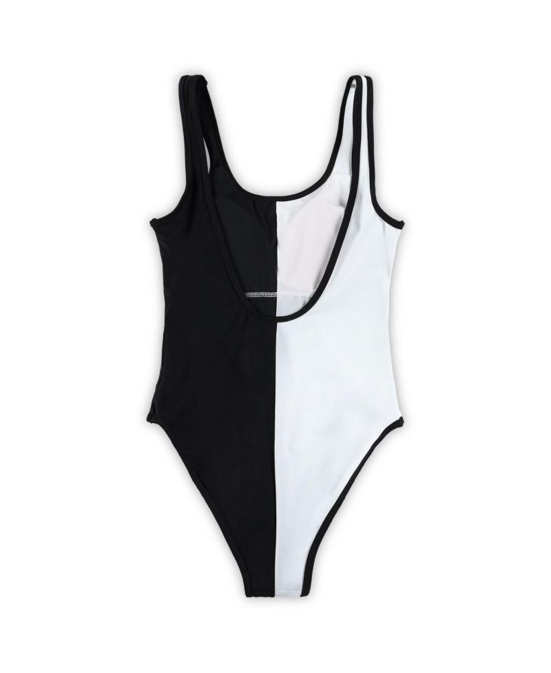 Women's Black Kansas City Chiefs Last Stand One-Piece Swimsuit