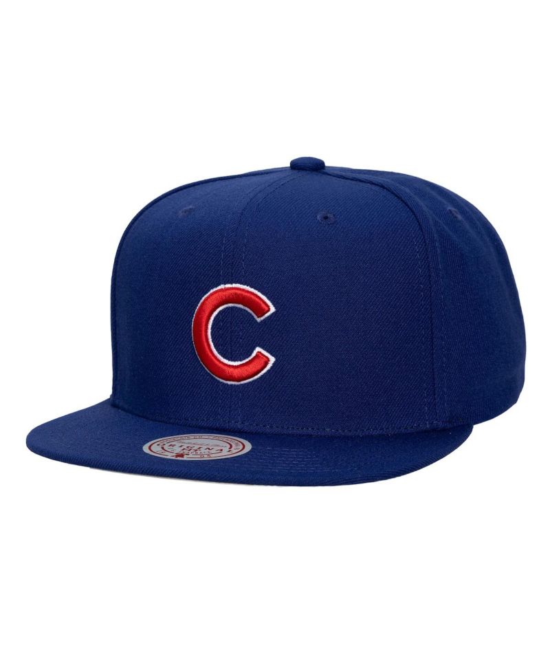 Men's and Women's Royal Chicago Cubs Side Logo Snapback Hat