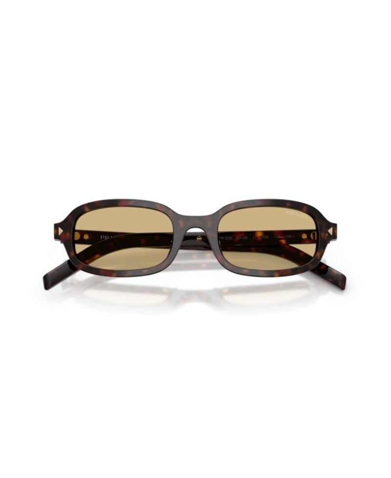 Tortoiseshell Oval Sunglasses PR D06S
