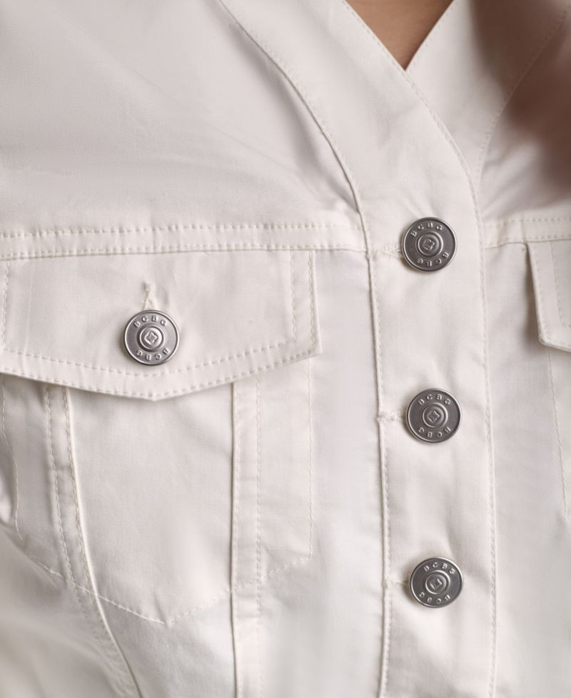 Women's V-Neck Tulip Hem Cropped Jacket