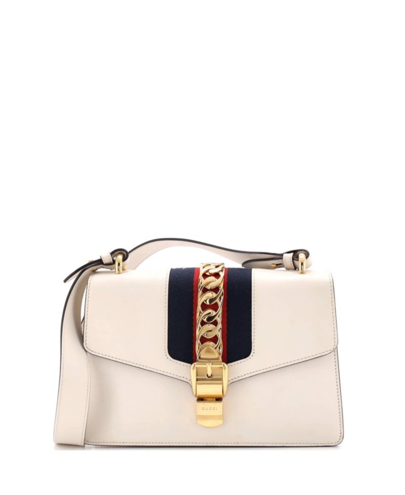 Small Sylvie Shoulder Bag Leather