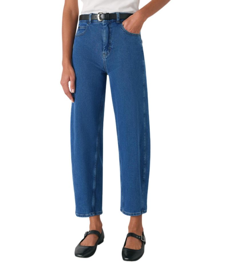 Women's High Waist Barrel Jeans