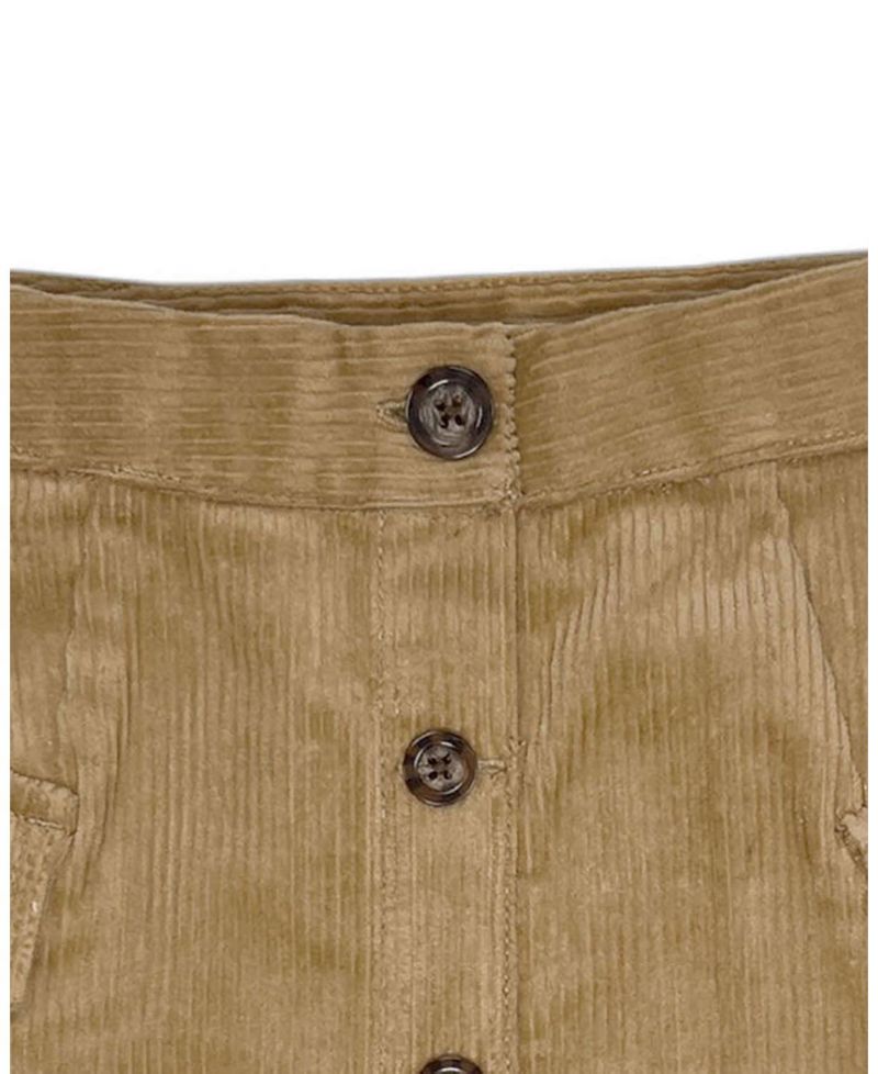 Little and Big ( 6 to 12 ) Corduroy Button Front Skirt