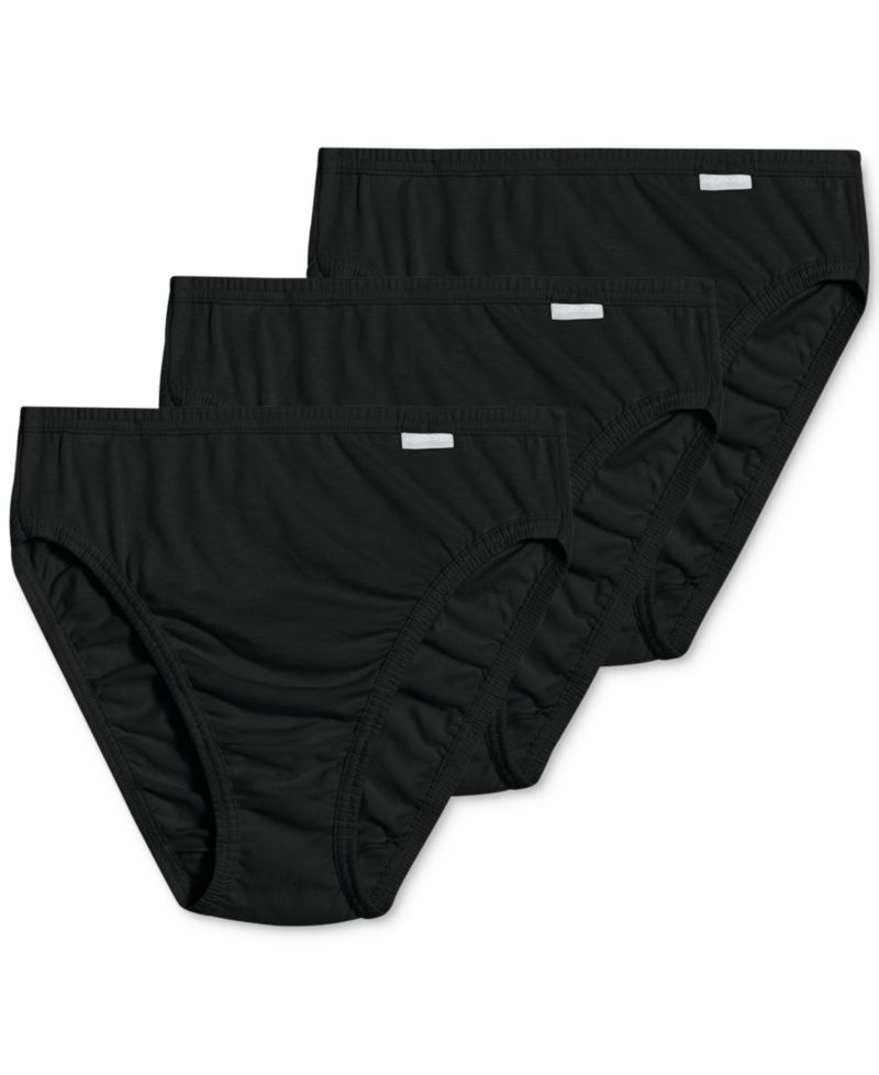 Women's Elance French Cut 3 Pack Underwear 1485 1487, Extended Sizes