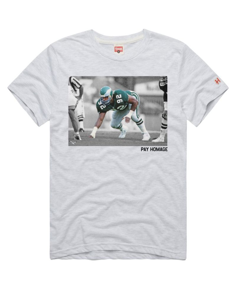 Men's and Women's Philadelphia Eagles Reggie White Pay Homage Tri-Blend T-Shirt