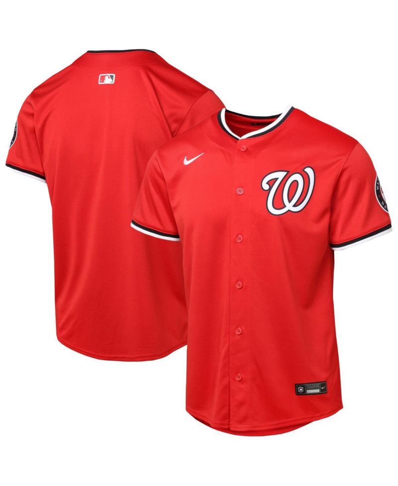 Big Boys and Girls Red Washington Nationals Alternate 2 Limited Jersey