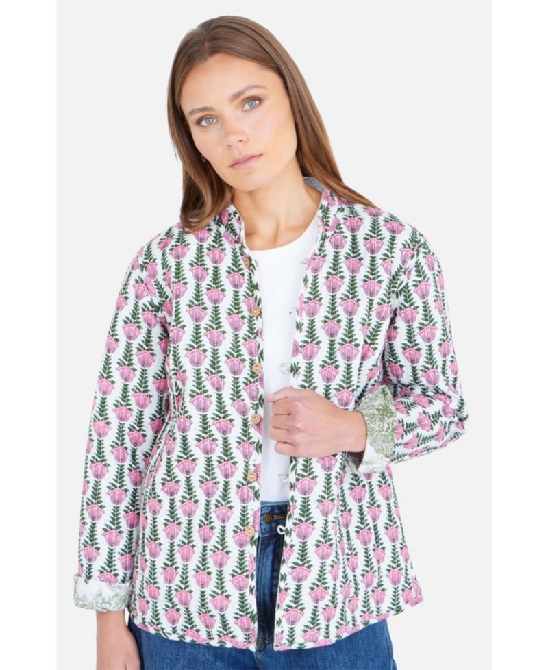 Women's Reversible Cotton Quilted Jacket