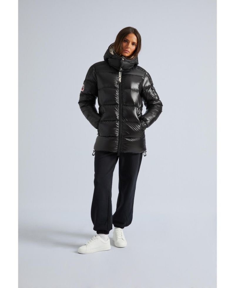 Women's High Collar Down Puffer Jacket
