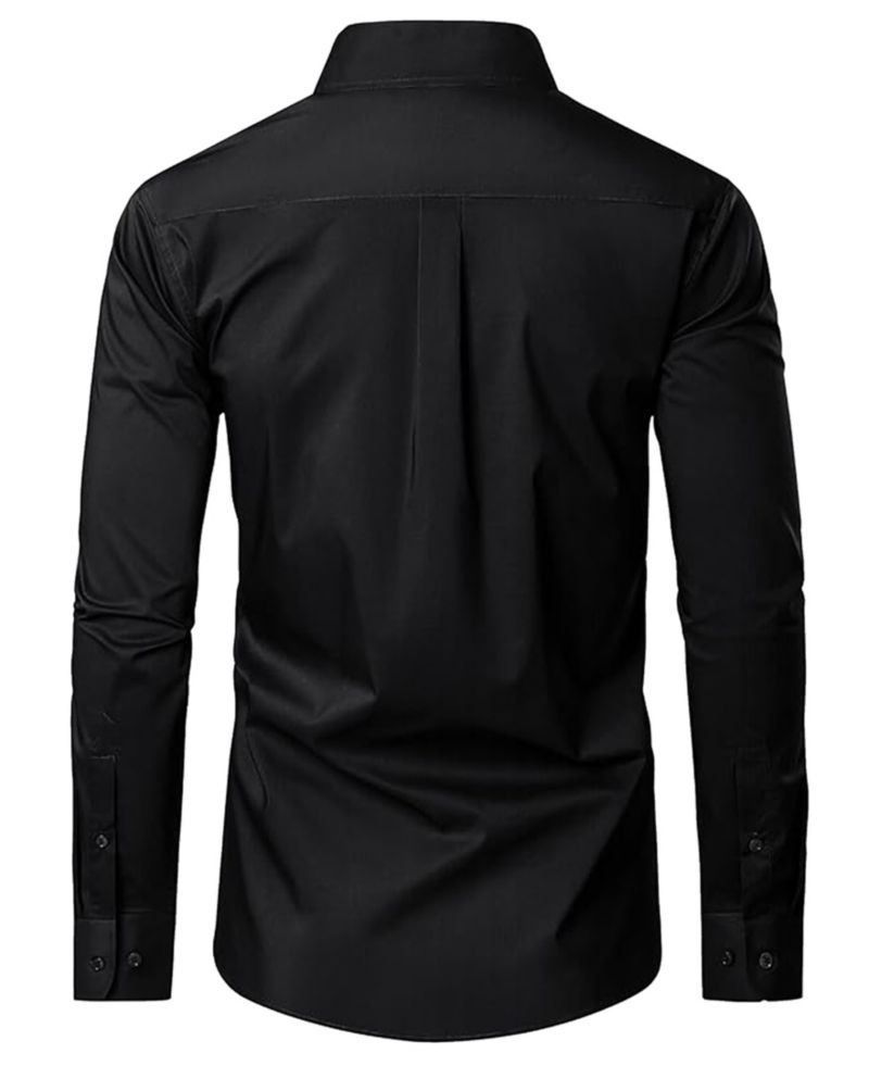 Men's Long Sleeve Classic Dress Shirt
