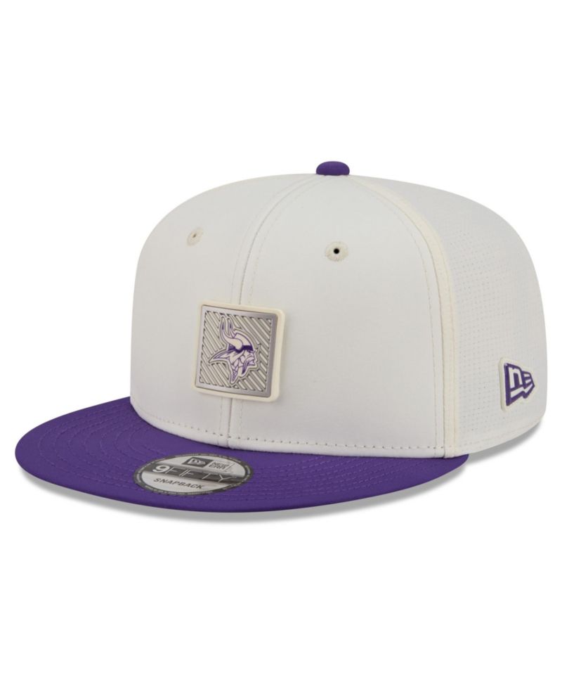 Men's Cream/Purple Minnesota Vikings 2026 NFL Training Camp 9FIFTY Snapback Hat