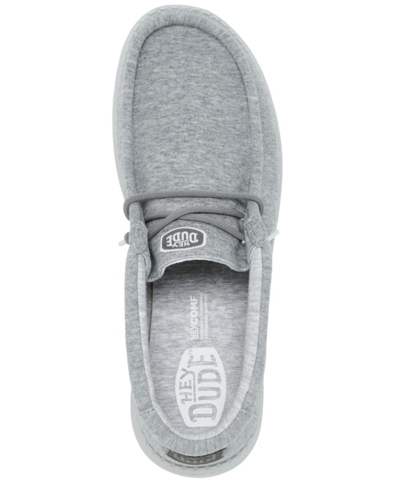 Men's Wally Stretch Jersey Slip-On Casual Moccasins from Finish Line