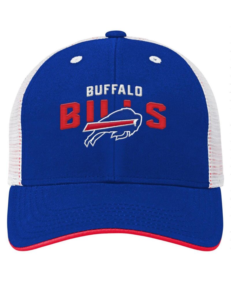 Big Boys and Girls Royal Buffalo Bills Core Lockup Trucker Adjustable Hat