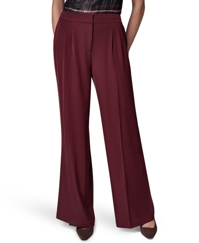 Petite High-Waisted Wide-Leg Pants
