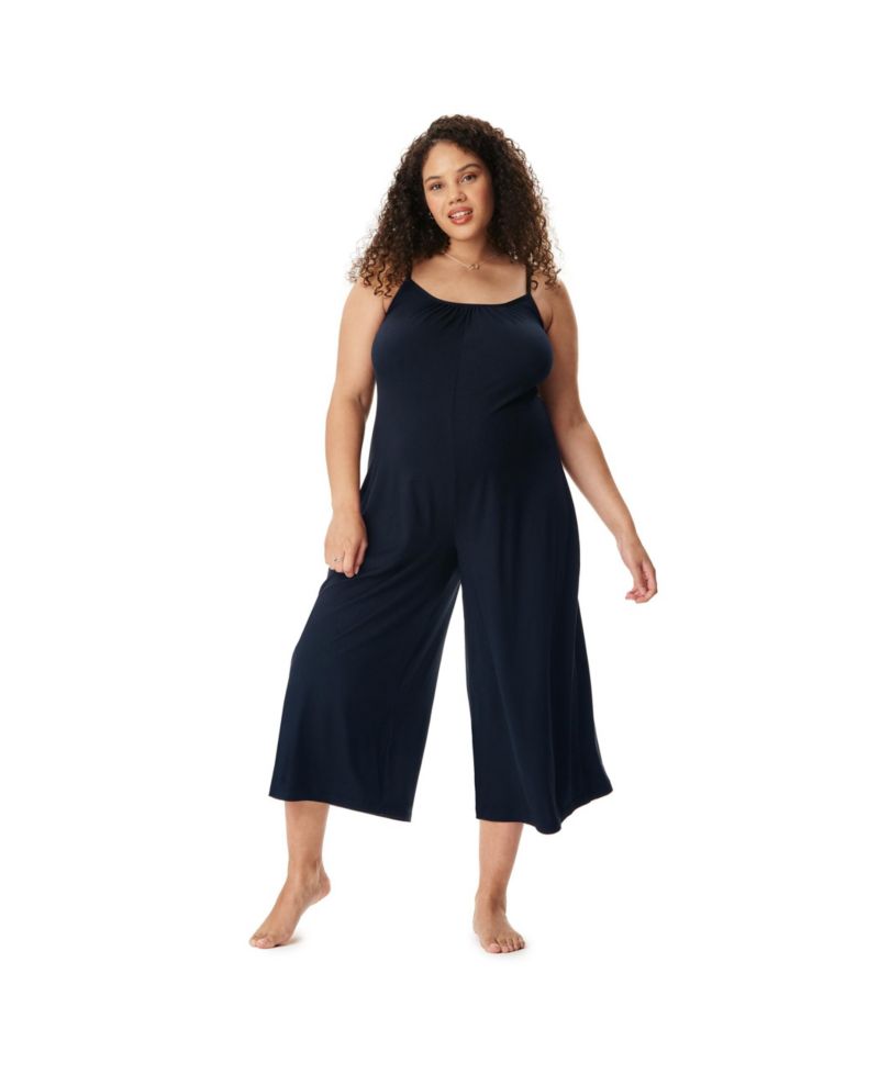 Maternity Motherhood Sleep Romper with Nursing Access