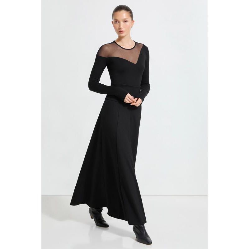 Women's India Wide-Waistband Sculpted Fitted Pencil Skirt
