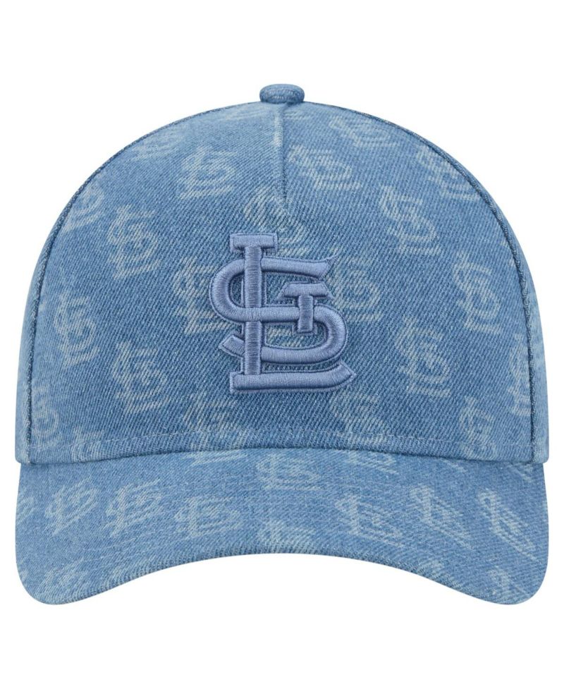 Men's and Women's Denim St. Louis Cardinals A-Frame 9FORTY Adjustable Hat