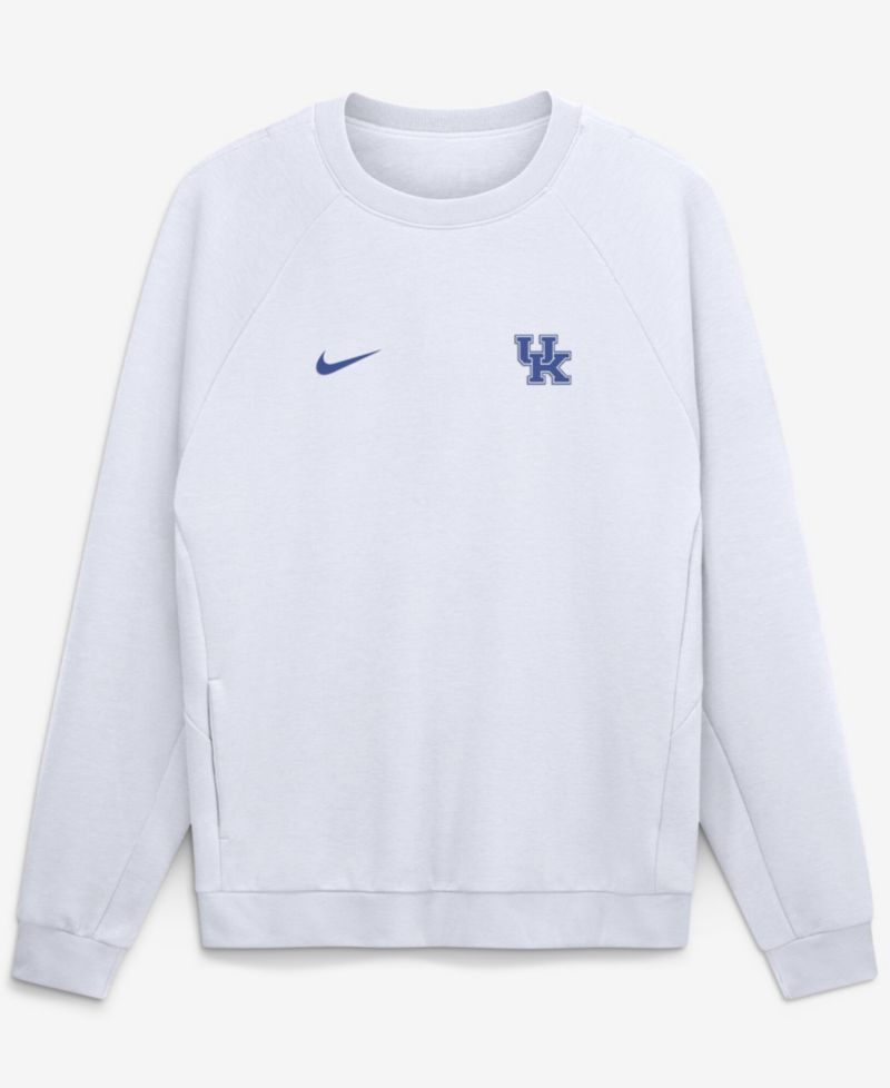 Men's White Kentucky Wildcats Premium Performance Raglan Dri-FIT Sweatshirt