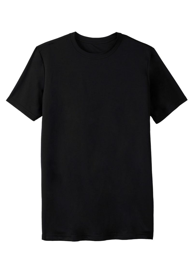 Men's No Sweat Longer-Length Short Sleeve Crewneck Tee