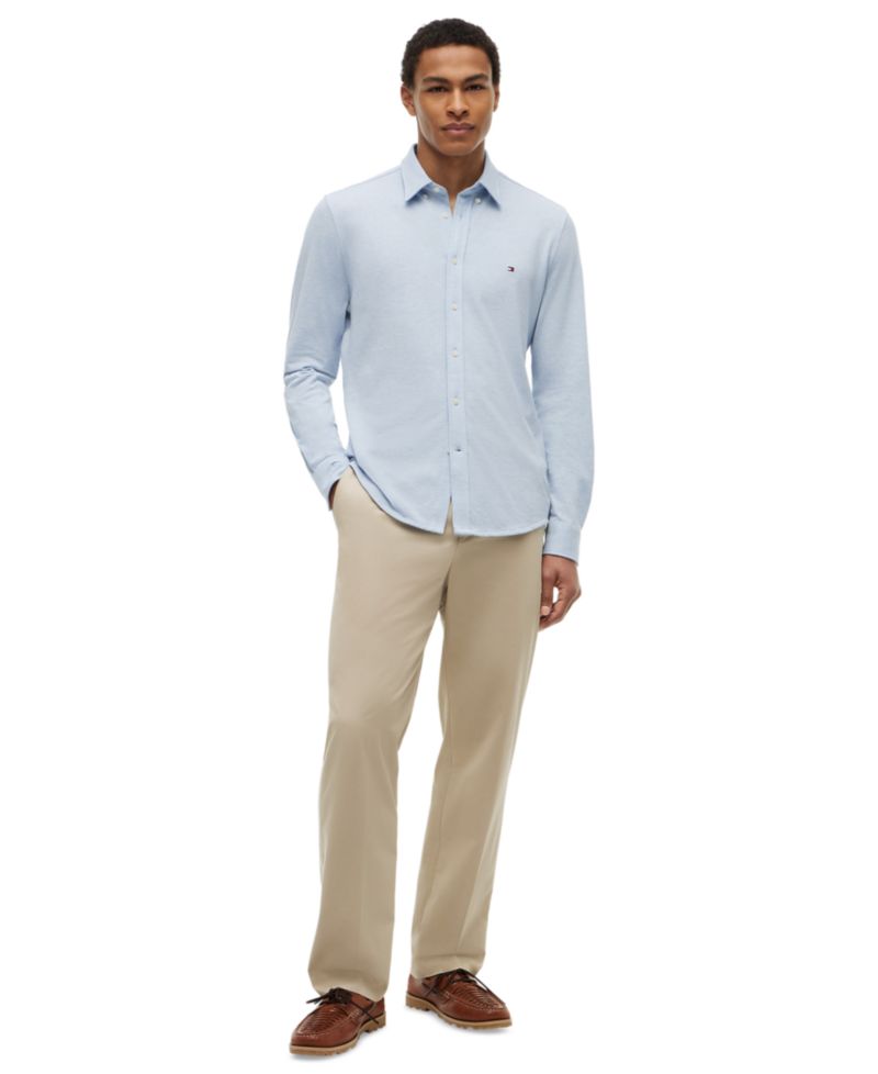 Men's Textured Knit Featherweight Shirt
