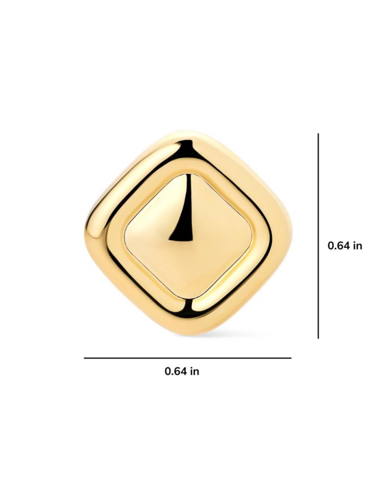 Clara 14K Gold-Plated Stud Earrings